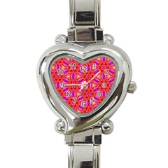 Cute Pretty Elegant Pattern Heart Italian Charm Watch  by GardenOfOphir