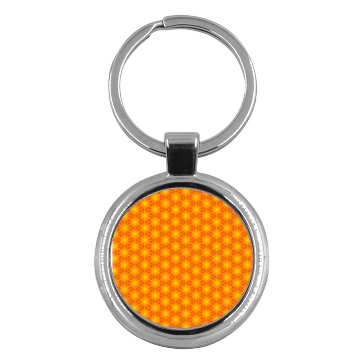 Cute Pretty Elegant Pattern Key Chain (Round)