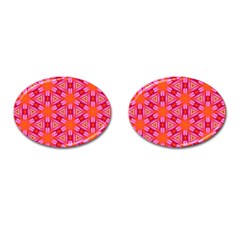 Cute Pretty Elegant Pattern Cufflinks (oval) by GardenOfOphir