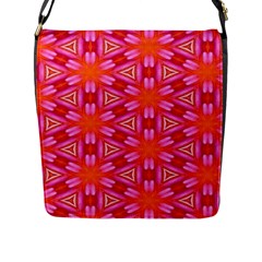 Cute Pretty Elegant Pattern Flap Closure Messenger Bag (large) by GardenOfOphir