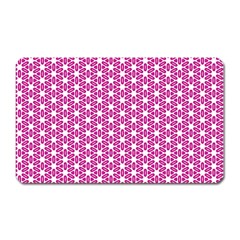 Cute Pretty Elegant Pattern Magnet (rectangular) by GardenOfOphir