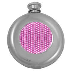 Cute Pretty Elegant Pattern Hip Flask (round) by GardenOfOphir