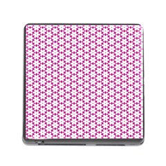 Cute Pretty Elegant Pattern Memory Card Reader With Storage (square) by GardenOfOphir