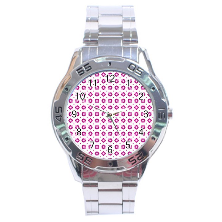 Cute Pretty Elegant Pattern Stainless Steel Watch