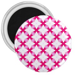 Cute Pretty Elegant Pattern 3  Button Magnet