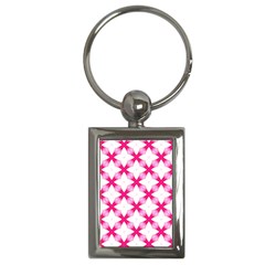 Cute Pretty Elegant Pattern Key Chain (Rectangle)