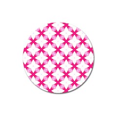 Cute Pretty Elegant Pattern Magnet 3  (round)