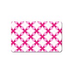 Cute Pretty Elegant Pattern Magnet (Name Card) Front