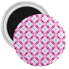 Cute Pretty Elegant Pattern 3  Button Magnet