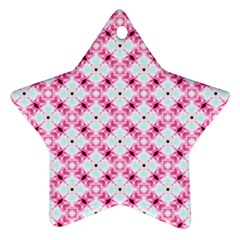Cute Pretty Elegant Pattern Star Ornament