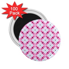 Cute Pretty Elegant Pattern 2.25  Button Magnet (100 pack)