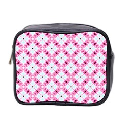 Cute Pretty Elegant Pattern Mini Travel Toiletry Bag (Two Sides)