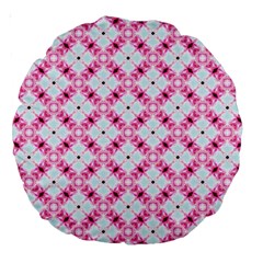 Cute Pretty Elegant Pattern 18  Premium Round Cushion 