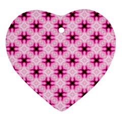 Cute Pretty Elegant Pattern Heart Ornament