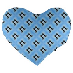Cute Pretty Elegant Pattern 19  Premium Heart Shape Cushion by GardenOfOphir