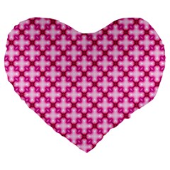 Cute Pretty Elegant Pattern 19  Premium Heart Shape Cushion by GardenOfOphir