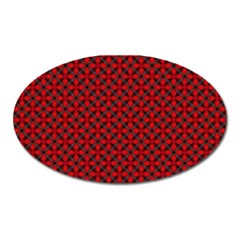 Cute Pretty Elegant Pattern Magnet (oval) by GardenOfOphir