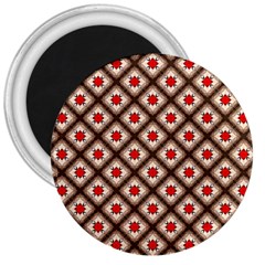 Cute Pretty Elegant Pattern 3  Button Magnet by GardenOfOphir