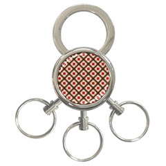 Cute Pretty Elegant Pattern 3-ring Key Chain by GardenOfOphir