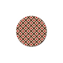 Cute Pretty Elegant Pattern Golf Ball Marker by GardenOfOphir