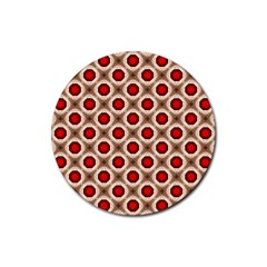 Cute Pretty Elegant Pattern Drink Coaster (round) by GardenOfOphir