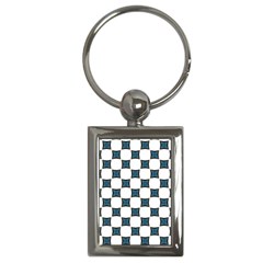 Cute Pretty Elegant Pattern Key Chain (rectangle) by GardenOfOphir