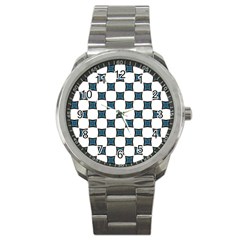 Cute Pretty Elegant Pattern Sport Metal Watch by GardenOfOphir