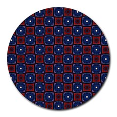 Cute Pretty Elegant Pattern 8  Mouse Pad (round) by GardenOfOphir