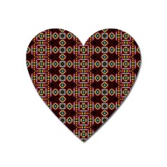 Cute Pretty Elegant Pattern Magnet (heart) by GardenOfOphir