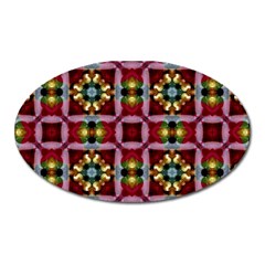 Cute Pretty Elegant Pattern Magnet (oval) by GardenOfOphir