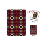Cute Pretty Elegant Pattern Playing Cards (Mini) Back