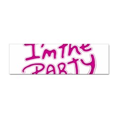 I Am The Party Typographic Design Quote Bumper Sticker 10 Pack by dflcprints