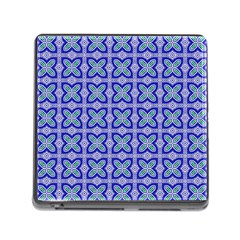 Cute Pretty Elegant Pattern Memory Card Reader With Storage (square) by GardenOfOphir