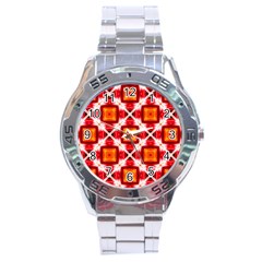 Cute Pretty Elegant Pattern Stainless Steel Watch by GardenOfOphir