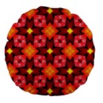 Cute Pretty Elegant Pattern 18  Premium Flano Round Cushion  Back