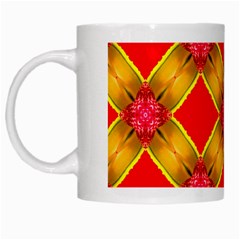 Cute Pretty Elegant Pattern White Coffee Mug