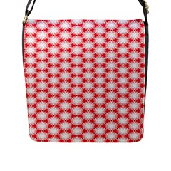 Cute Pretty Elegant Pattern Flap Closure Messenger Bag (Large)