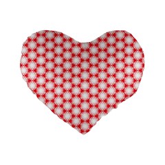 Cute Pretty Elegant Pattern 16  Premium Flano Heart Shape Cushion 