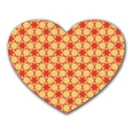 Cute Pretty Elegant Pattern Mouse Pad (Heart) Front