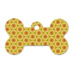 Cute Pretty Elegant Pattern Dog Tag Bone (Two Sided) Front