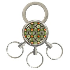 Cute Pretty Elegant Pattern 3-ring Key Chain