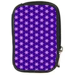 Cute Pretty Elegant Pattern Compact Camera Leather Case by GardenOfOphir