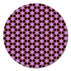 Cute Pretty Elegant Pattern Magnet 5  (round) by GardenOfOphir