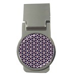 Cute Pretty Elegant Pattern Money Clip (Round) Front