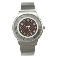 Cute Pretty Elegant Pattern Stainless Steel Watch (Slim)