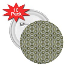 Cute Pretty Elegant Pattern 2.25  Button (10 pack)