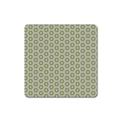 Cute Pretty Elegant Pattern Magnet (Square)
