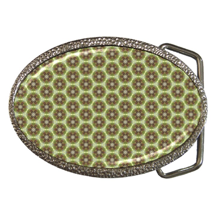 Cute Pretty Elegant Pattern Belt Buckle (Oval)