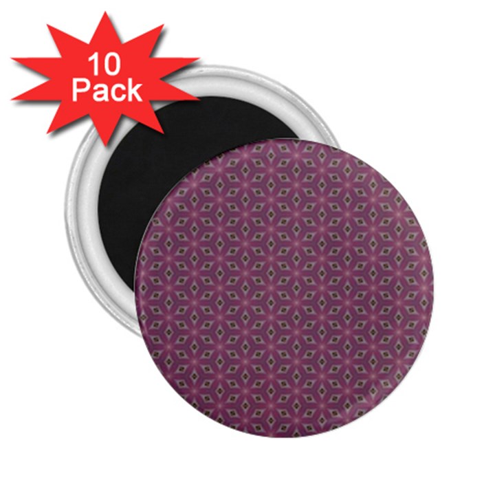 Cute Pretty Elegant Pattern 2.25  Button Magnet (10 pack)