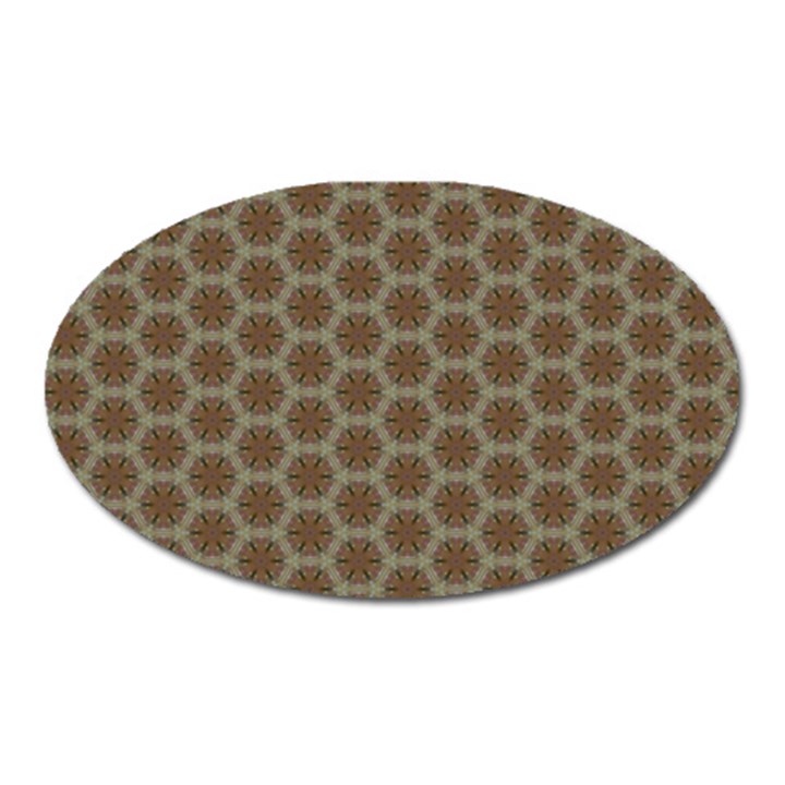 Cute Pretty Elegant Pattern Magnet (Oval)